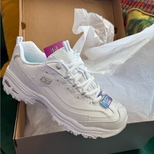 Skechers Classic White Sneakers